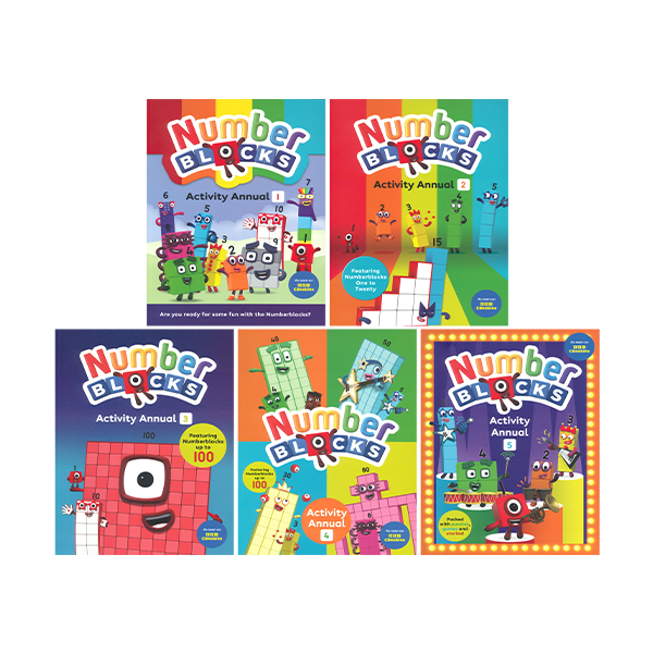 Numberblocks: 5 Fun Activity Annuals Set - 페이퍼북