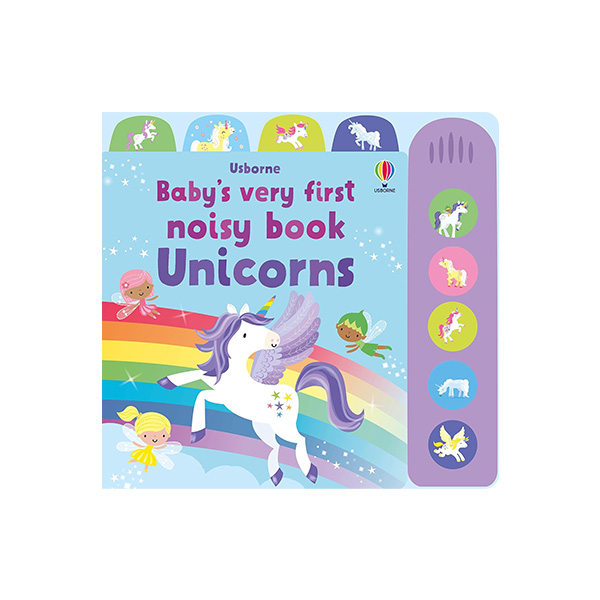 어스본 Usborne Baby's Very First Noisy Book Unicorns (QR 멜로디 사운드) - 사운드북/보드북