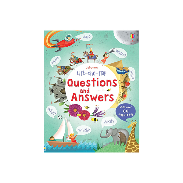 어스본 Usborne Lift-The-Flap Questions and Answers (with over 60 flaps to lift) - 플랩북/보드북