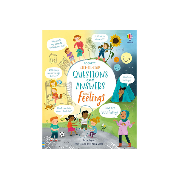 어스본 Usborne Lift-the-Flap Questions and Answers About Feelings - 플랩북/보드북
