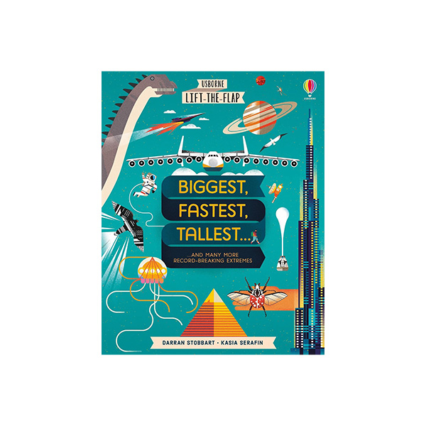 어스본 Usborne Lift-The-Flap Biggest, Fastest, Tallest...: And Many More Record-Breaking Extremes - 플랩북/하드커버