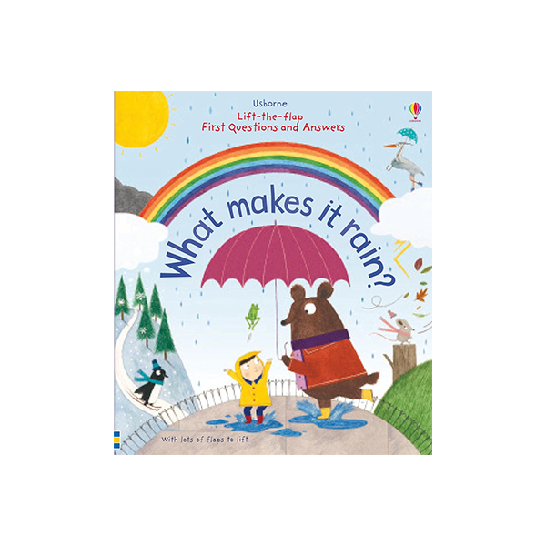 어스본 Usborne Lift-the-Flap First Questions and Answers: What Makes It Rain? - 플랩북/보드북