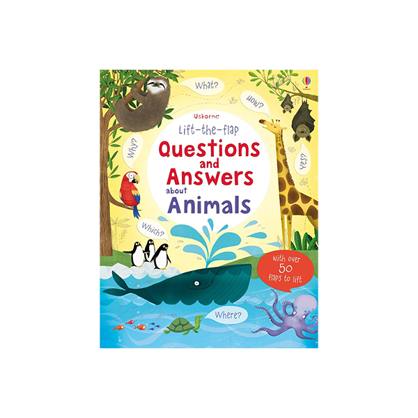 어스본 Usborne Lift-The-Flap Questions and Answers about Animals - 플랩북/보드북