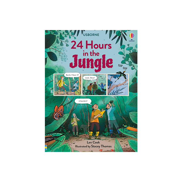 어스본 Usborne 24 Hours in the Jungle - 하드커버