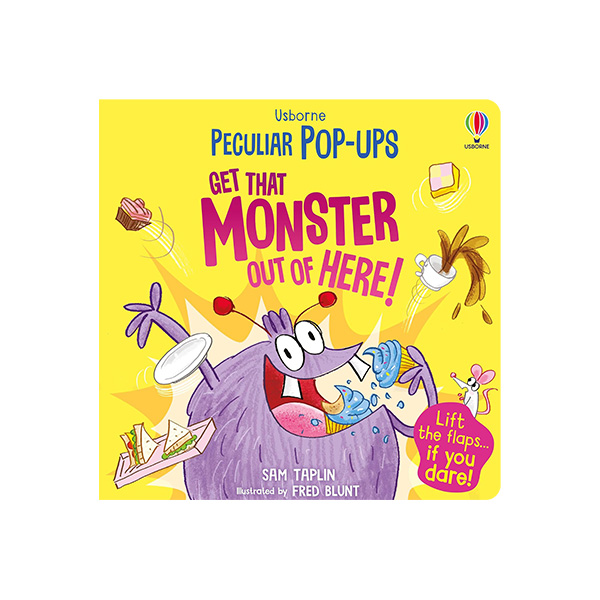어스본 Usborne Peculiar Pop-Ups Get That Monster Out of Here! (QR 음원 포함) - 팝업북/하드커버