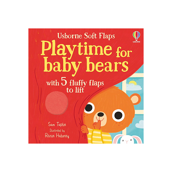 어스본 Usborne Soft Flaps: Playtime for Baby Bears(With 5 Fluffy Flaps to Lift) - 펠트 플랩북/보드북