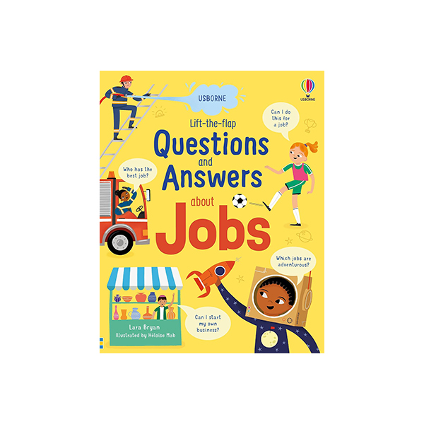 어스본 Usborne Lift-The-Flap Questions and Answers about Jobs - 플랩북/보드북
