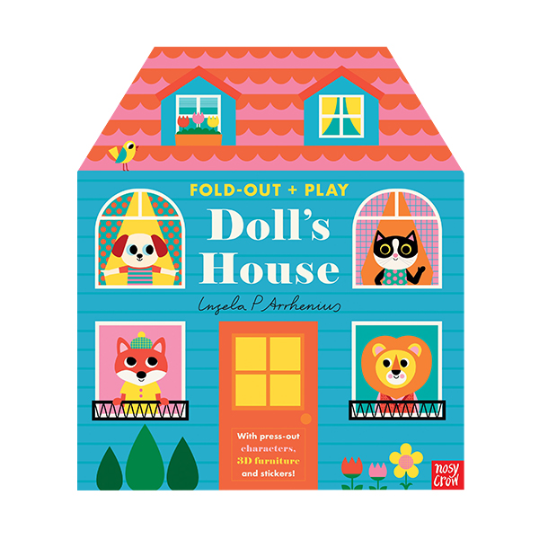 Fold-Out + Play : Doll's House (QR 설명서 포함) - 보드북