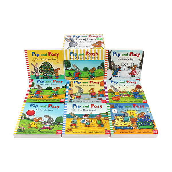 Pip and Posy's Box of Books to Treasure 8 Books Set (QR음원 포함) - 보드북