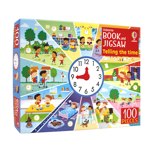 어스본 Usborne Book and Jigsaw: Telling the Time (100 Pieces) - 페이퍼북