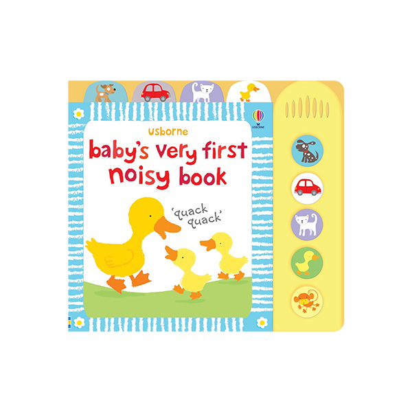 어스본 Usborne Baby's Very First Noisy Book (QR 효과음 사운드) - 사운드북/보드북