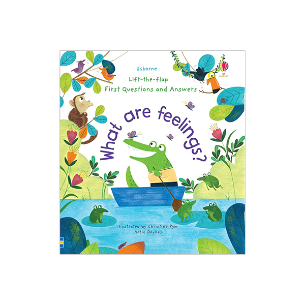 어스본 Usborne Lift-the-Flap First Questions and Answers: What Are Feelings? - 플랩북/보드북