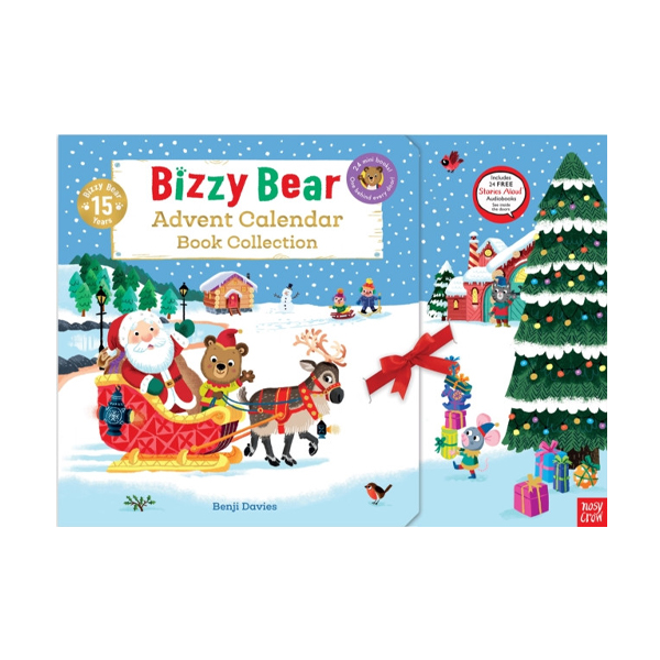 Bizzy Bear Advent Calendar Book Collection (24 Storybooks)(QR음원 포함) - 보드북