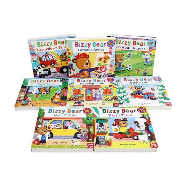 Bizzy Bear Steady Seller 8 Books Set 3 (QR음원 포함) - 조작북/보드북