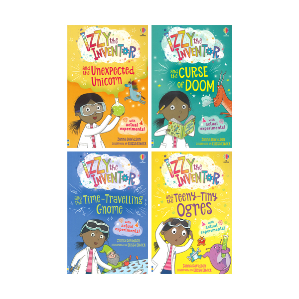 Izzy the Inventor 4 Books Set (QR 설명 포함) - 페이퍼북