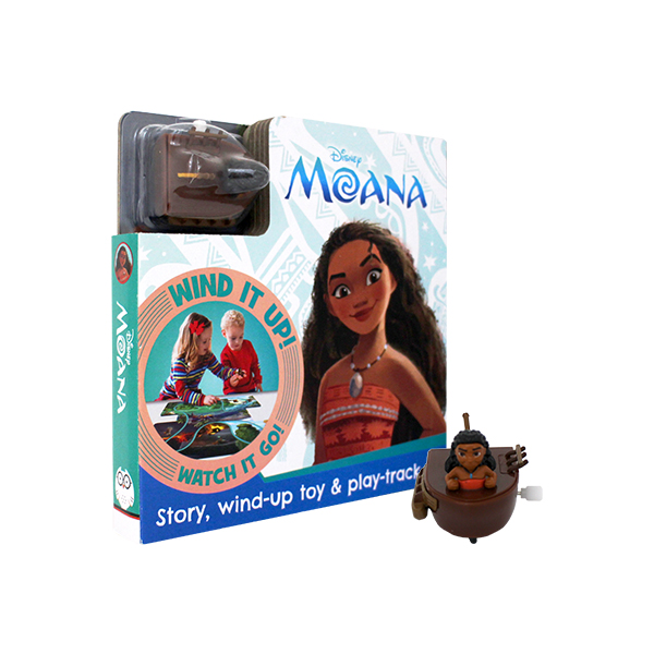 Disney Moana Wind-Up Toy & Play-Track - 보드북