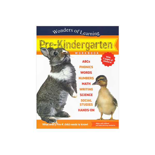 Wonders of Learning: Pre-Kindergarten(With 2 Pages of Stickers!) - 페이퍼북