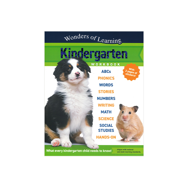 Wonders of Learning: Kindergarten Workbook(With 2 Pages of Stickers!) - 페이퍼북