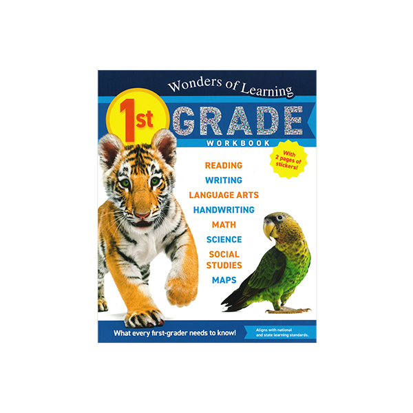Wonders of Learning: 1st Grade Workbook(With 2 Pages of Stickers!) - 페이퍼북
