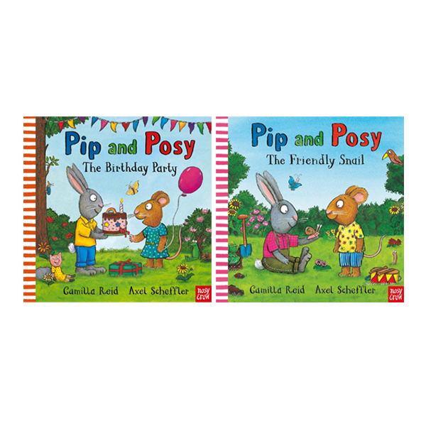 Pip and Posy 2 Books Set (QR음원 포함) - 페이퍼북