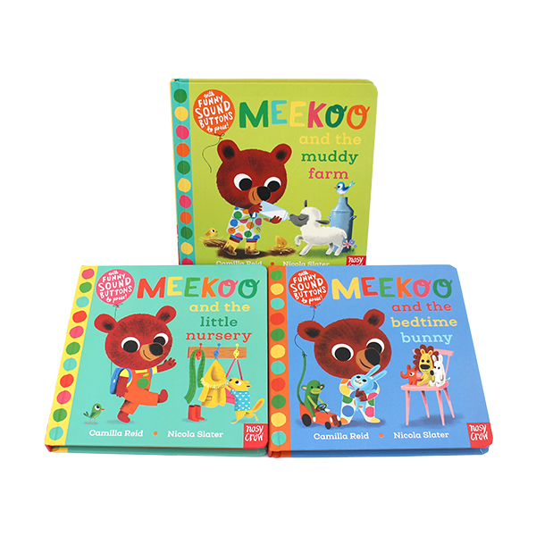 Meekoo Series 3 Books Set - 사운드북/보드북
