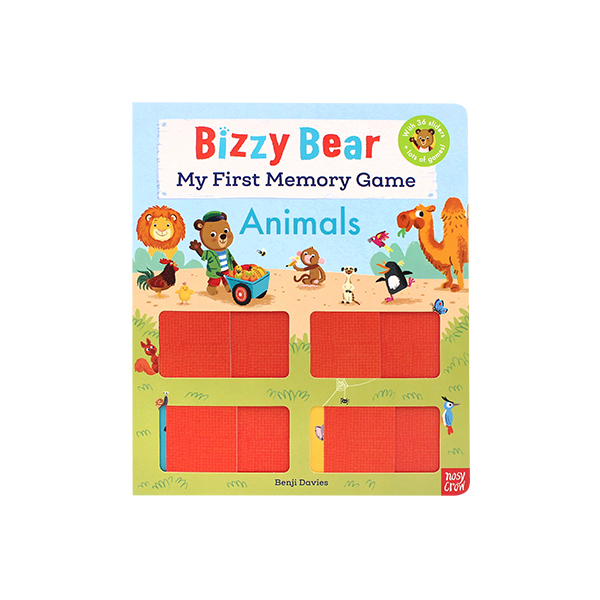 Bizzy Bear My First Memory Game Book : Animals - 조작보드북