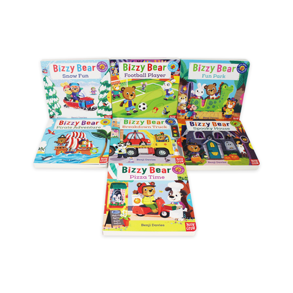 Bizzy Bear Steady Seller 7 Books Set (오디오 QR코드 포함) - 조작북