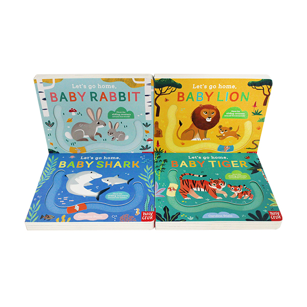 노이지 크로우 Let's Go Home, 4 Books Set(QR음원 포함) - 조작보드북