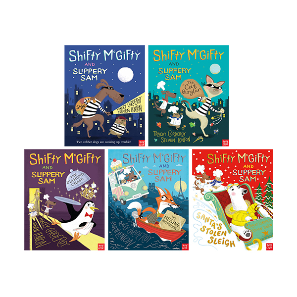 노이지 크로우 Shifty McGifty and Slippery Sam Series 5 Books Collection(QR음원 포함) - 페이퍼북