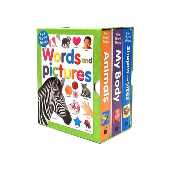 [솔드아웃] First Board Books: Words and Pictures (3 book slipcase)