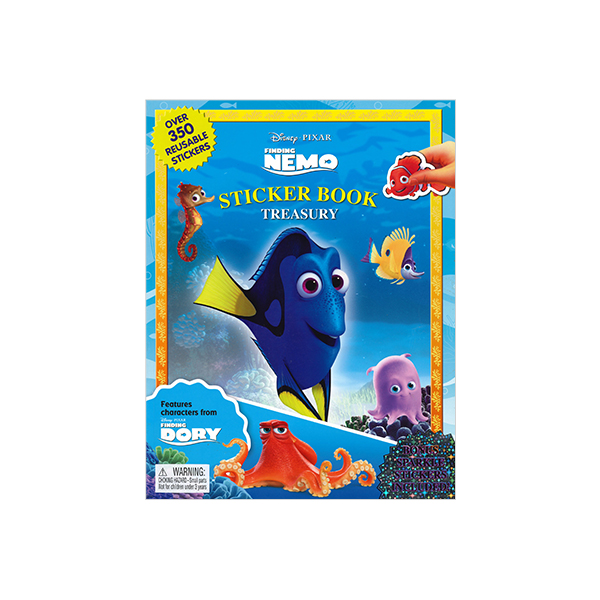Disney PIXAR Finding NEMO Sticker Book Treasury (350 Stickers) - 스티커북