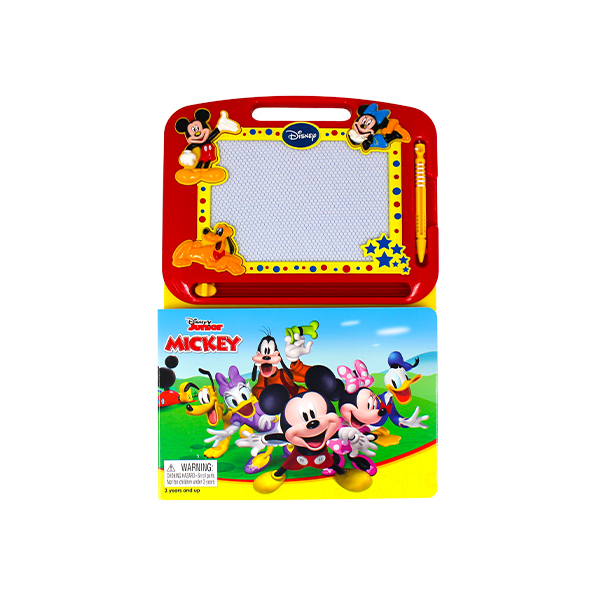 Disney Junior Mickey(24 Page Storybook & Magnetic Drawing Kit)(16 Bonus Stencils!) - 보드북