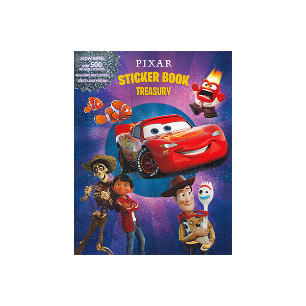 Pixar Sticker Book Treasury (Over 500 Reusable Stickers) - 스티커북/페이퍼북