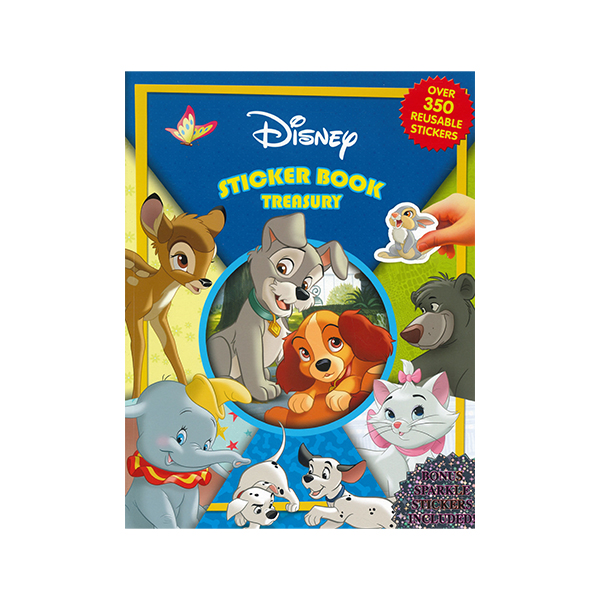 Disney Sticker Book Treasury (Over 350 Reusable Stickers) - 스티커북/페이퍼북