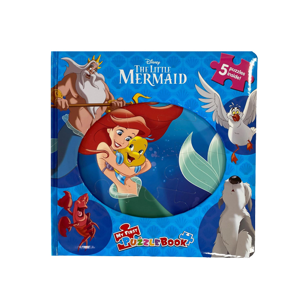 Disney The Little Mermaid : My Puzzle Book (5 Puzzles Inside!) - 퍼즐북/보드북