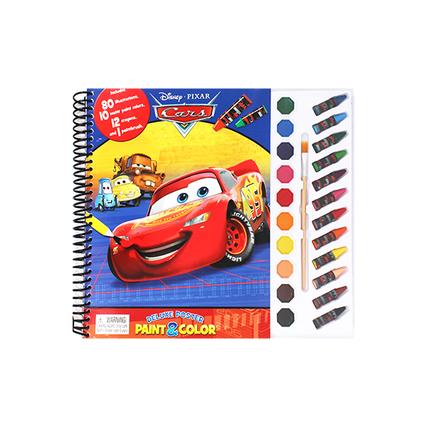 Disney Cars : Deluxe Poster Paint & Color - 페이퍼북/컬러링북