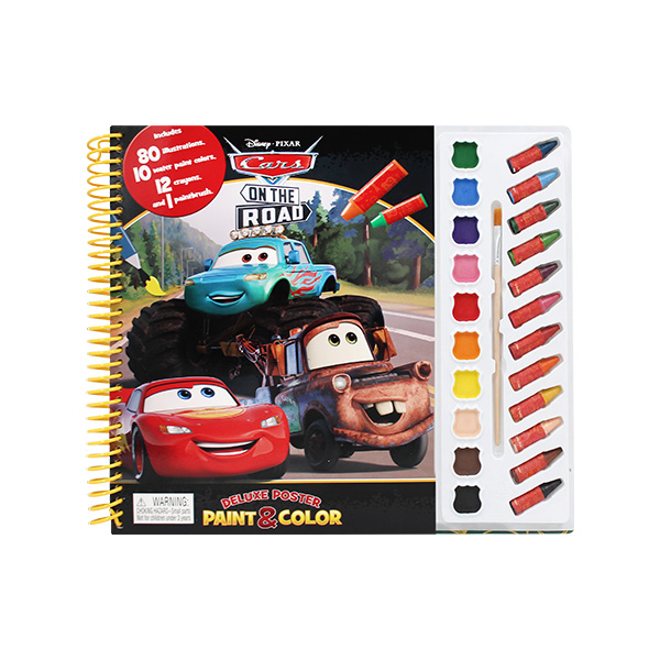 Disney/Pixar Car: On the Road Deluxe Poster Paint & Color - 컬러링북/하드커버
