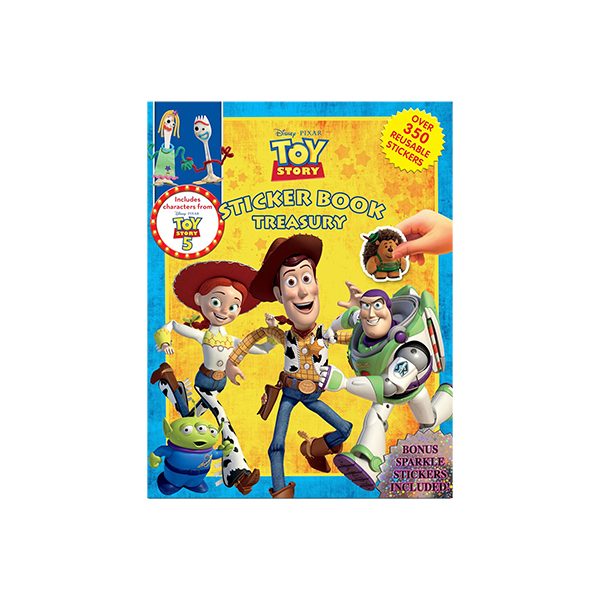 Disney / Pixar Toy Story Sticker Book Treasury (Over 350 Reusable Stickers) - 스티커북/페이퍼북