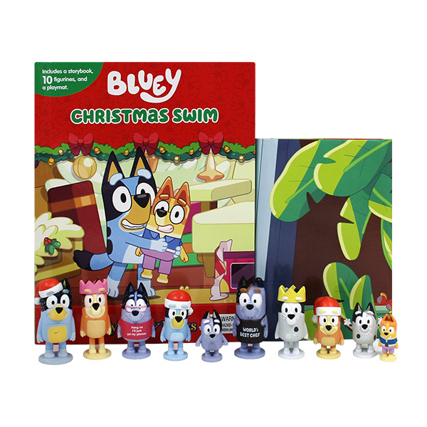 블루이 Bluey Christmas Swim: My Busy Books - 피규어북/비지북