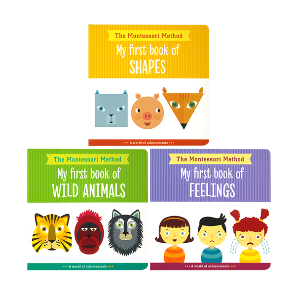The Montessori Method 3 Books Set - 보드북