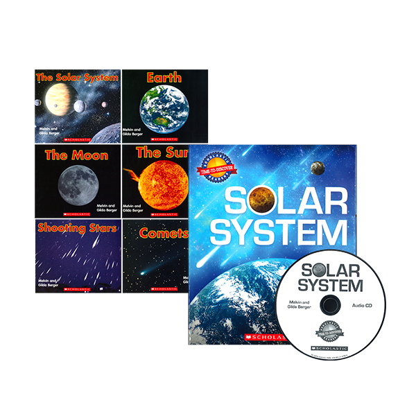 스콜라스틱 Time to Discover : Solar System 6 Books Set (CD 음원 포함) - 페이퍼북