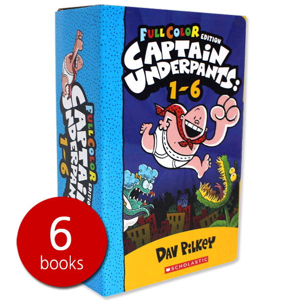 Captain Underpants: Color Edition Boxed Set #1-6 - 페이퍼북