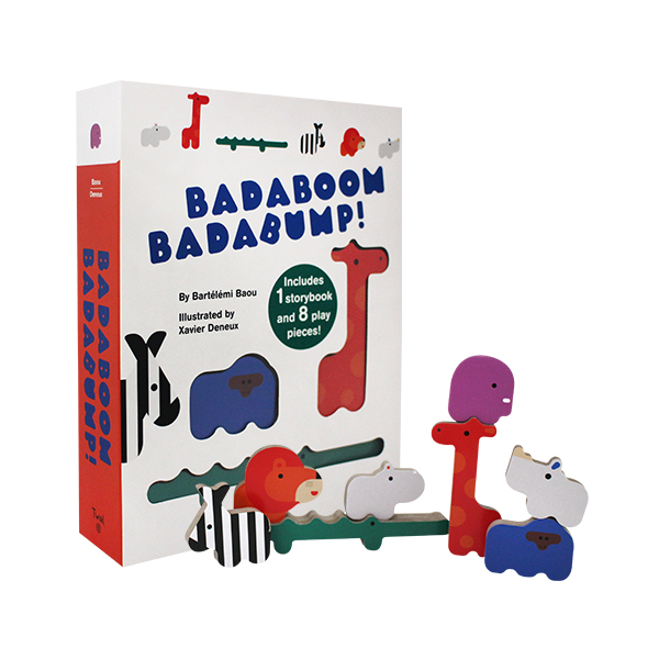 Badaboom Badabump!(Includes 1 Storybook and 8 Play Pieces!) - 보드북