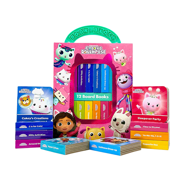 DreamWorks Gabby's Dollhouse 12 Board Books - 보드북
