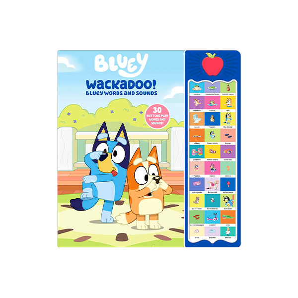 Bluey : Wackadoo! Bluey Words and Sounds(30 Buttons Play Words and Sounds!) - 사운드북/하드커버북
