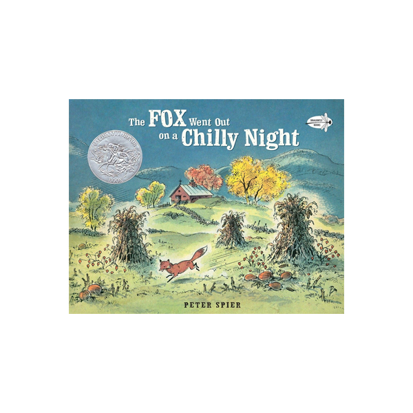 칼데콧 수상작 The Fox Went Out on a Chilly Night - 페이퍼북