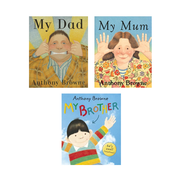 앤서니 브라운 My Dad, My Mum, My Brother 3 Set - 페이퍼북