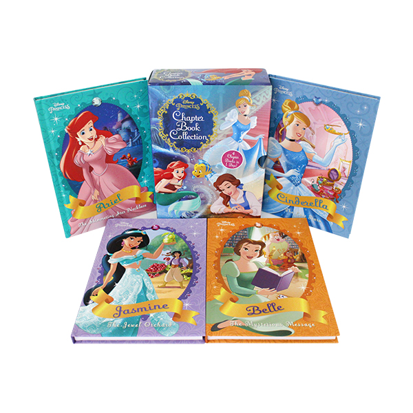 Disney Princess Chapter Book Collection(4 Chapter Books in 1 Box!) - 하드커버북