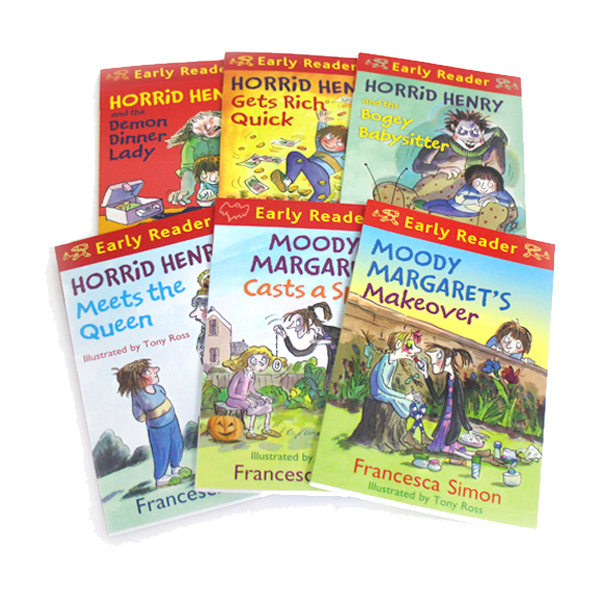 Horrid Henry Early Reader 6 Books Set - 페이퍼북