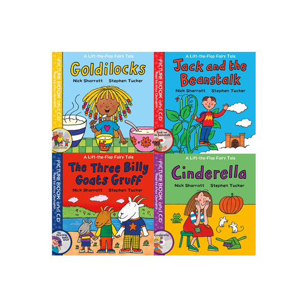 닉 샤렛 A Lift-the-Flap Fairy Tale(B+CD) 4 Books Set - 페이퍼북